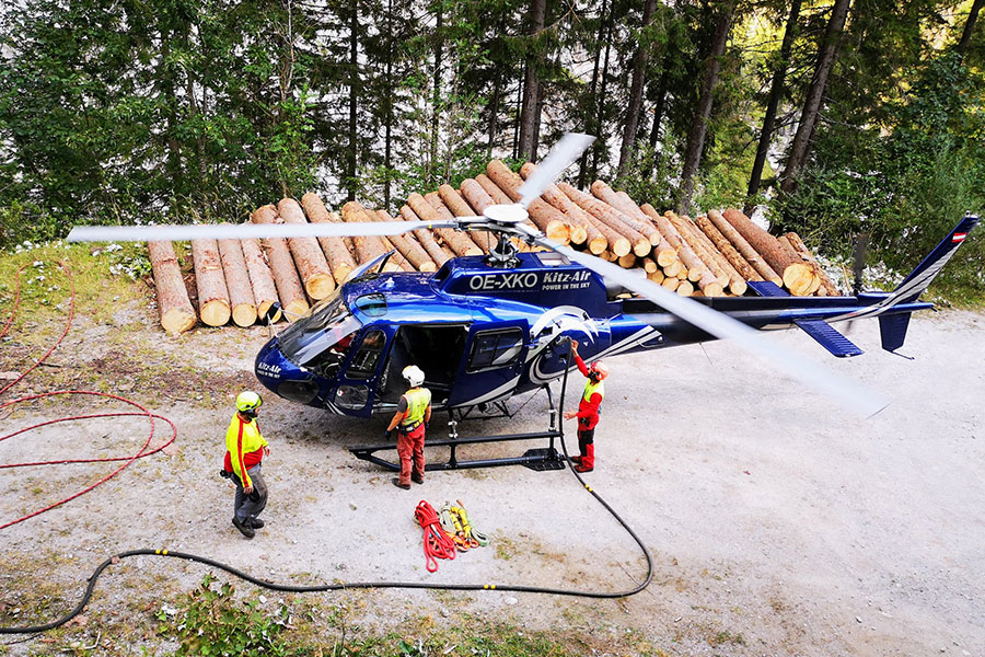 Logging Hubschrauber